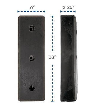 Tope Moldeado Tm3 6X18X3-25