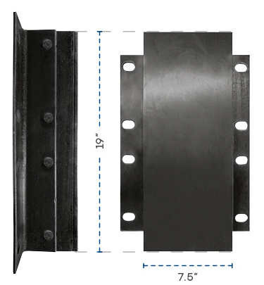 Tope Laminado Steel Face Aa 7-5X19X5