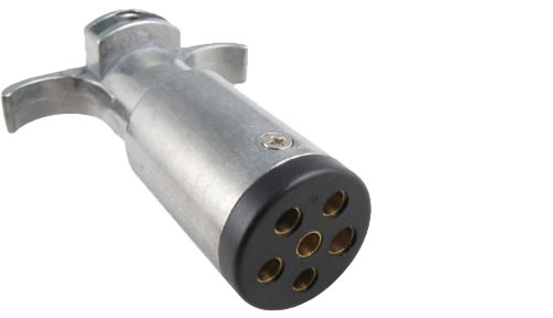 Conector redondo para remolque