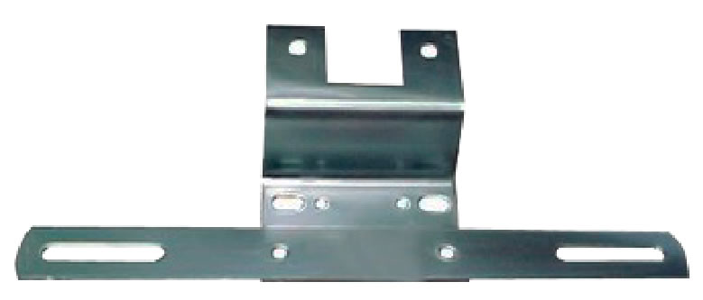 Soporte galvanizado para placa de tránsito