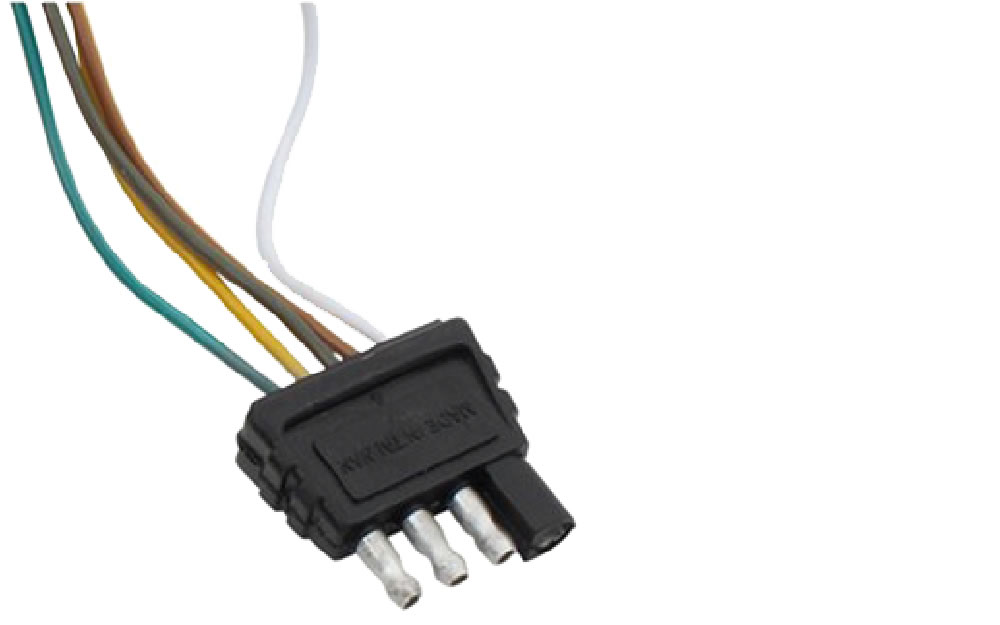 Conector plano para remolque