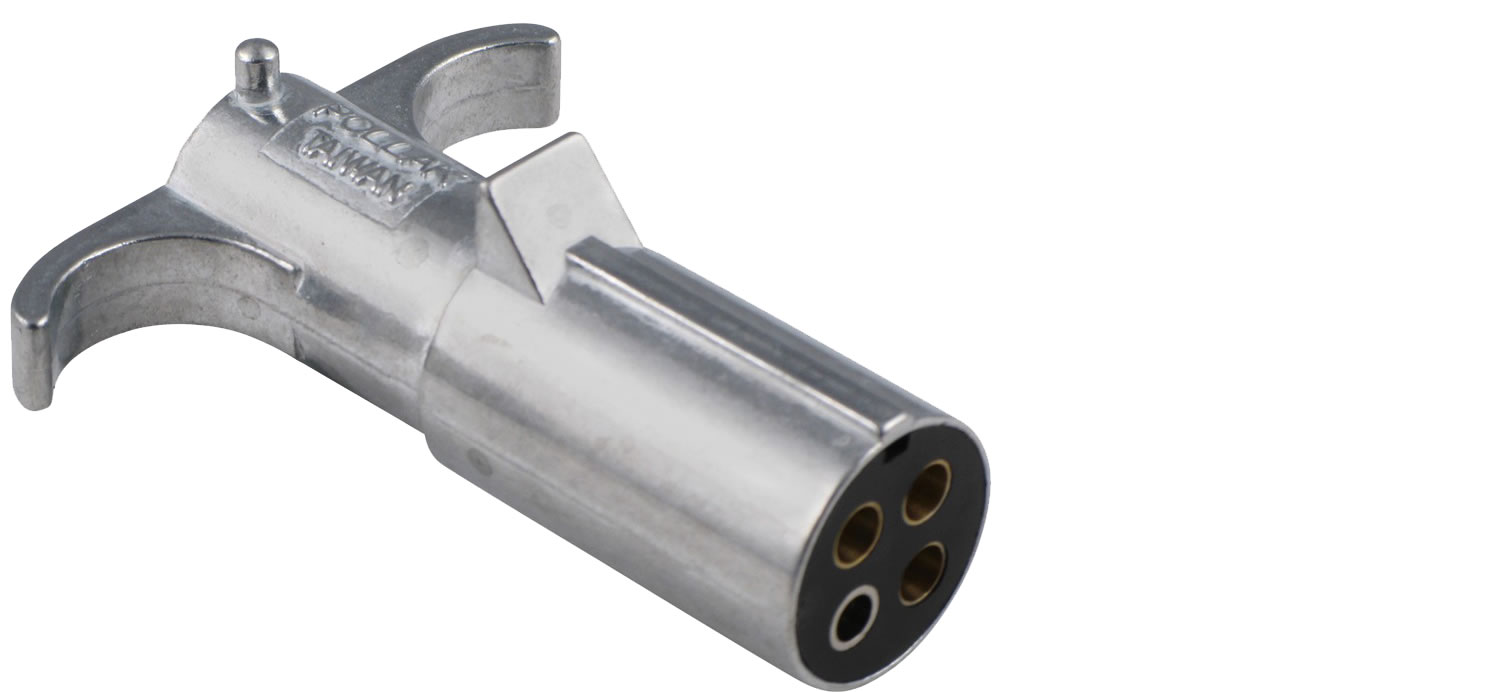 Conector redondo para remolque