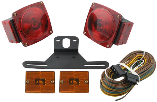 Juego de luces traseras con conector