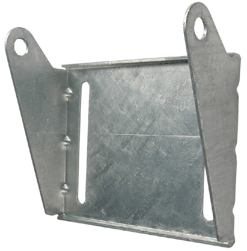 Soporte galvanizado para rodillo de hule